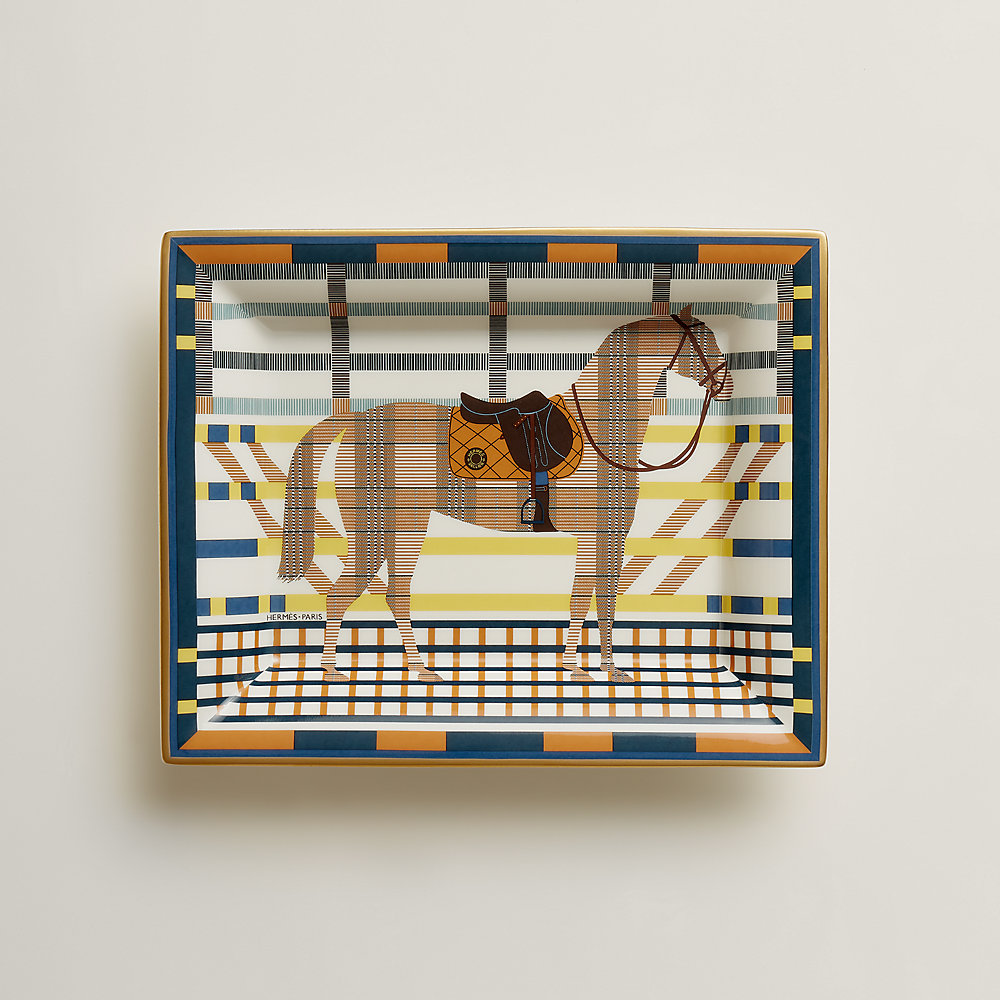 Cheval au Box置物盤- 棕色| Hermès 愛馬仕台灣地區官網